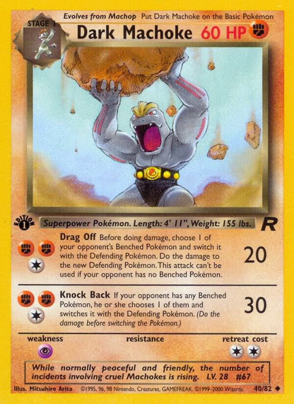 Dark Machoke - Pokémon
