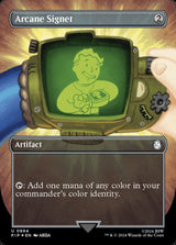 Arcane Signet (Borderless) (Surge Foil) - Magic: The Gathering