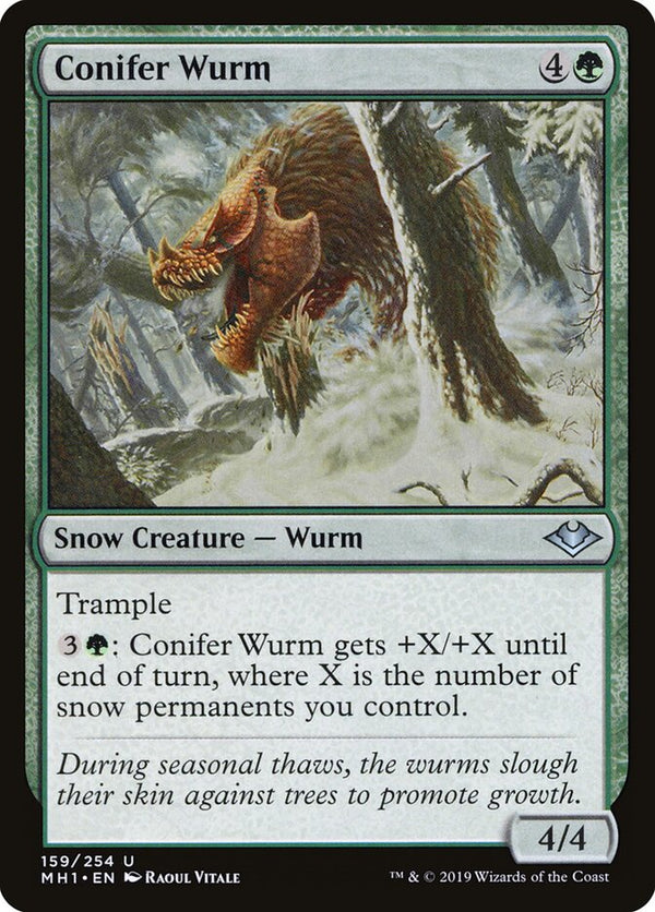 Conifer Wurm - Magic: The Gathering
