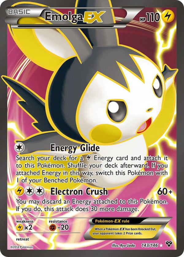 Emolga EX (143 Full Art) - Pokémon