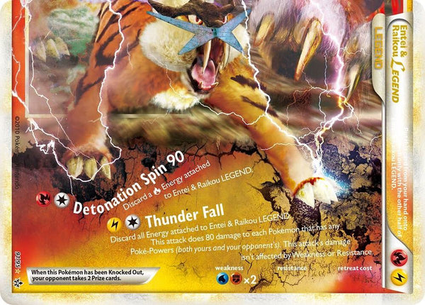 Entei & Raikou Legend (bottom) - Pokémon