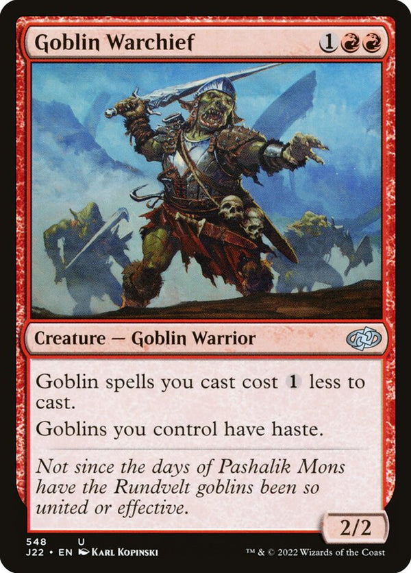 Goblin Warchief - Magic: The Gathering