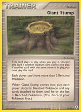 Giant Stump - Pokémon