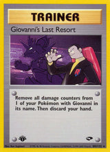 Giovanni's Last Resort - Pokémon