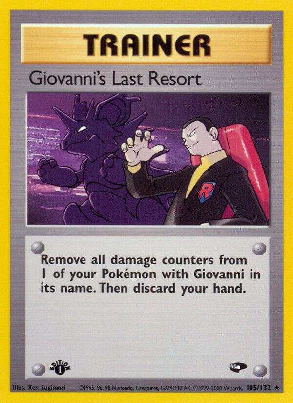 Giovanni's Last Resort - Pokémon