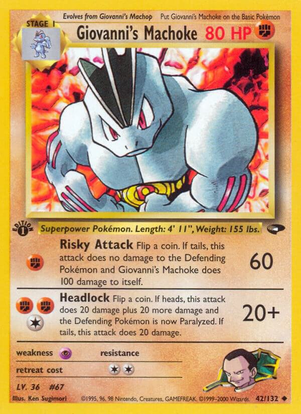 Giovanni's Machoke - Pokémon