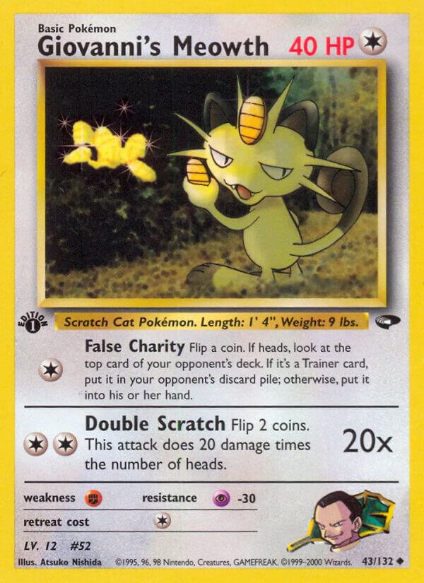 Giovanni's Meowth (43) - Pokémon