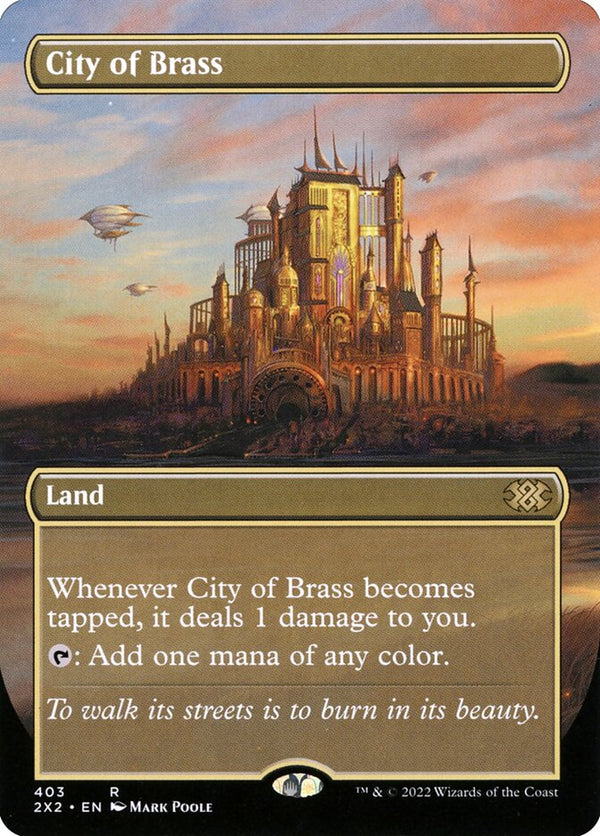 City of Brass (Borderless) - Magic: The Gathering