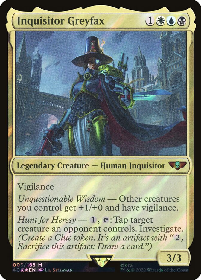 Inquisitor Greyfax (Surge Foil)