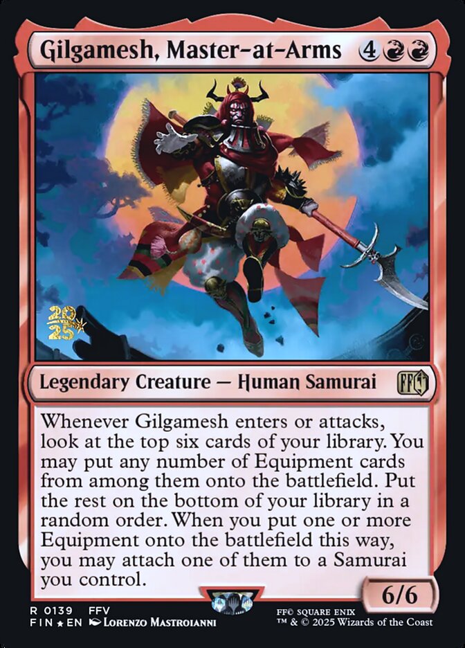 Gilgamesh, Master-at-Arms