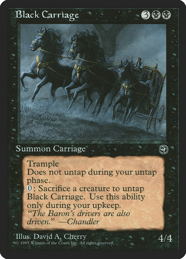 Black Carriage - Magic: The Gathering