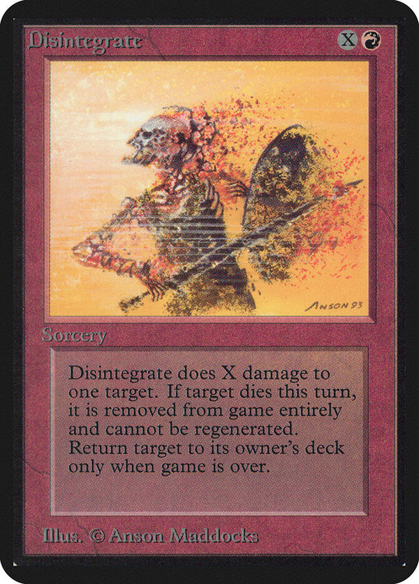 Disintegrate - Magic: The Gathering