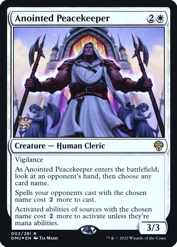 Anointed Peacekeeper - Magic: The Gathering
