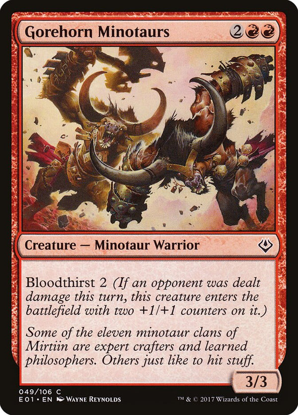 Gorehorn Minotaurs - Magic: The Gathering