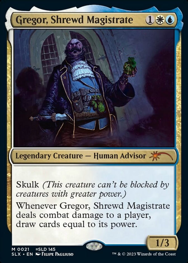 Gregor, Shrewd Magistrate - Magic: The Gathering
