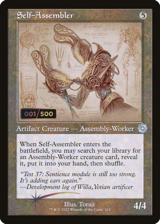 Self-Assembler (Schematic) (Serial Numbered)