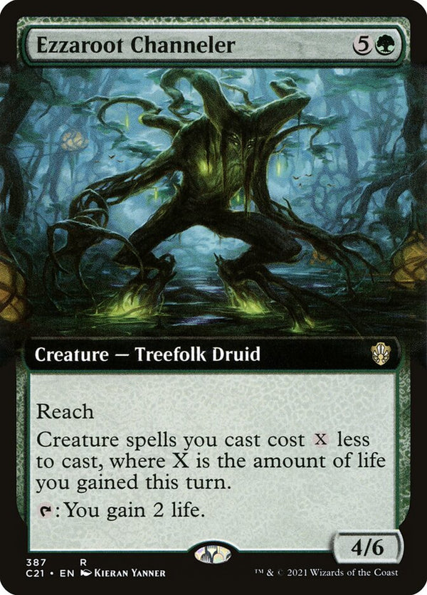 Ezzaroot Channeler (Extended Art) - Magic: The Gathering