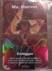 UNO Ultimate: Ms. Marvel – Embiggen Ultra Rare Foil Chase Card