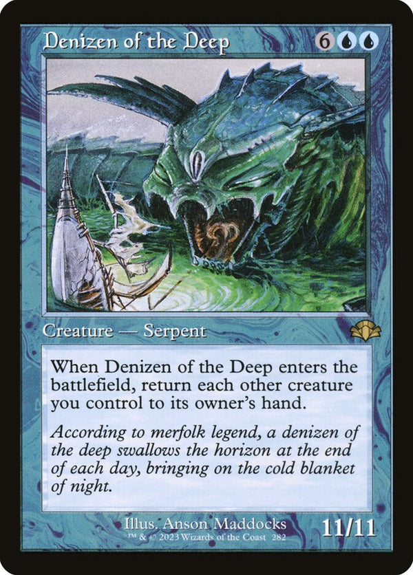 Denizen of the Deep (Retro Frame) - Magic: The Gathering
