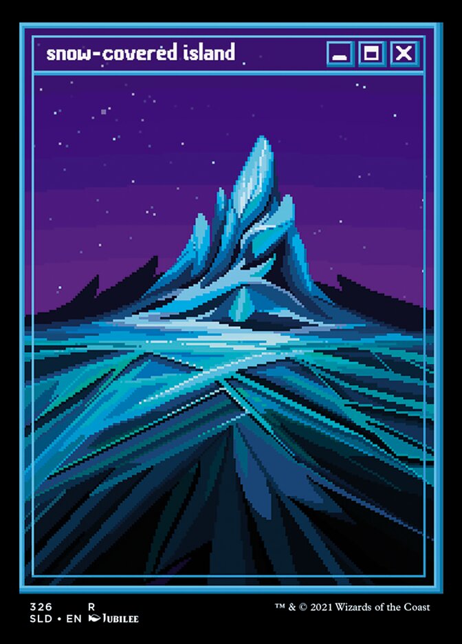 Snow-Covered Island (PixelSnowLands.jpg)