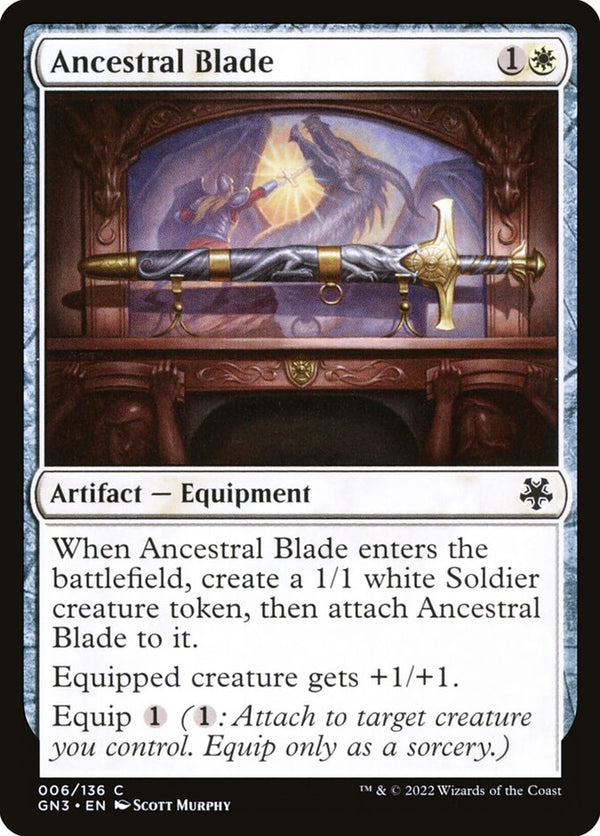 Ancestral Blade - Magic: The Gathering