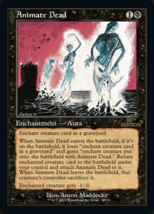 Animate Dead (Retro Frame) - Magic: The Gathering