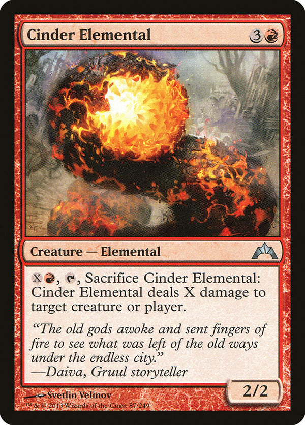 Cinder Elemental - Magic: The Gathering
