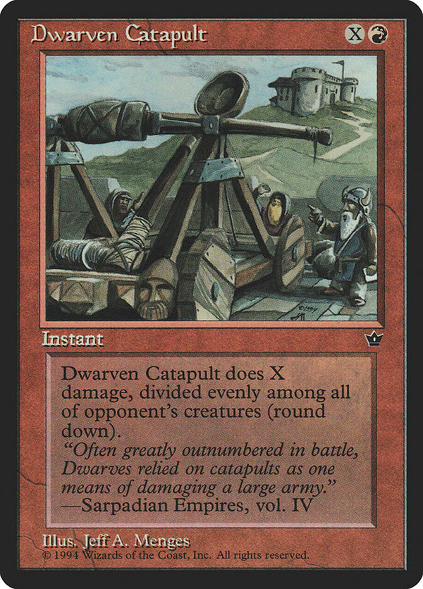 Dwarven Catapult - Magic: The Gathering