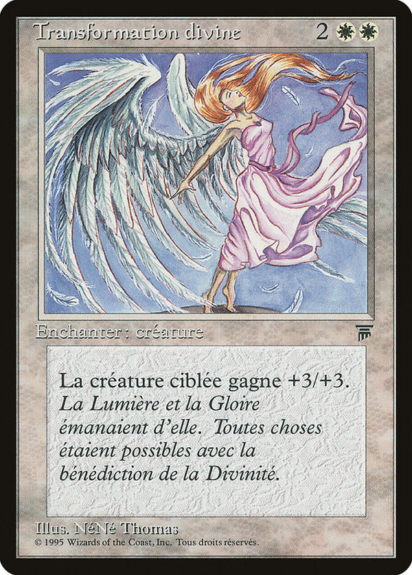 Divine Transformation (French) - "Transformation divine" - Magic: The Gathering