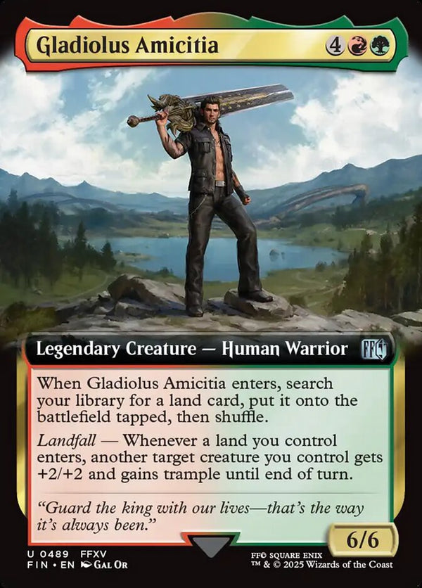 Gladiolus Amicitia (Extended Art) - Magic: The Gathering