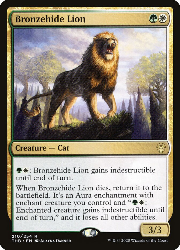Bronzehide Lion - Magic: The Gathering