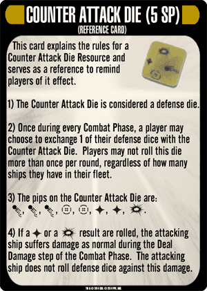 Star Trek: Attack Wing – Counter Attack Die Resource