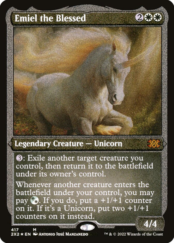 Emiel the Blessed (Foil Etched) - Magic: The Gathering