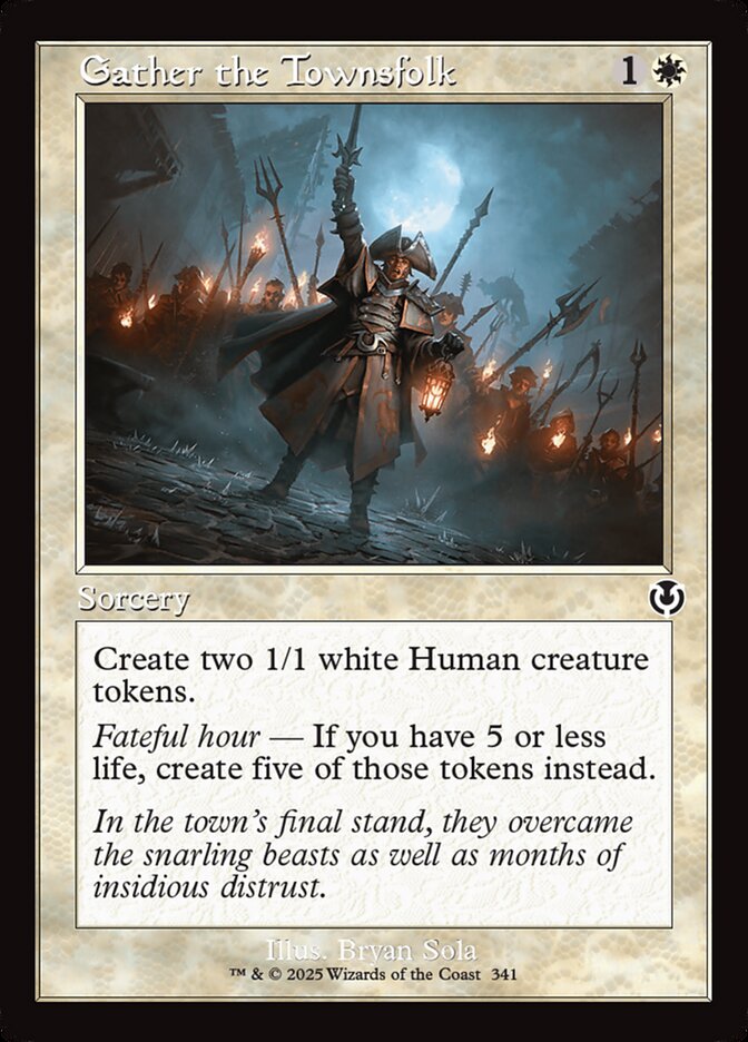Gather the Townsfolk (Retro Frame)
