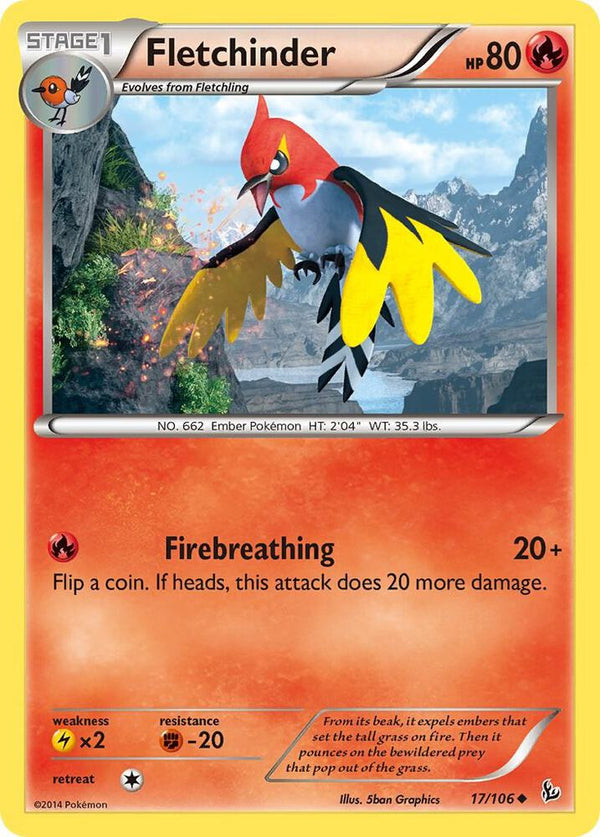 Fletchinder - Pokémon