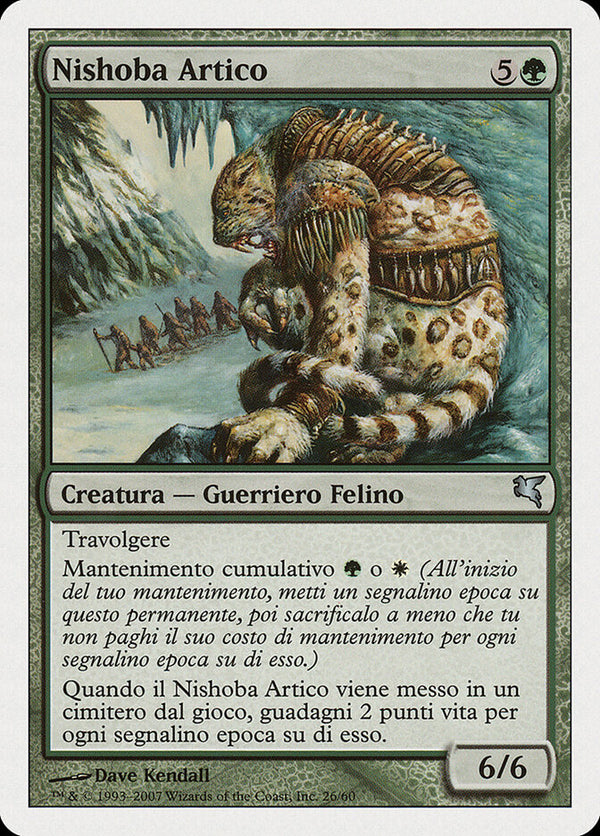 Arctic Nishoba (Italian) - "Nishoba Artico" (L26) - Magic: The Gathering