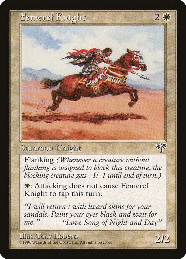 Femeref Knight - Magic: The Gathering