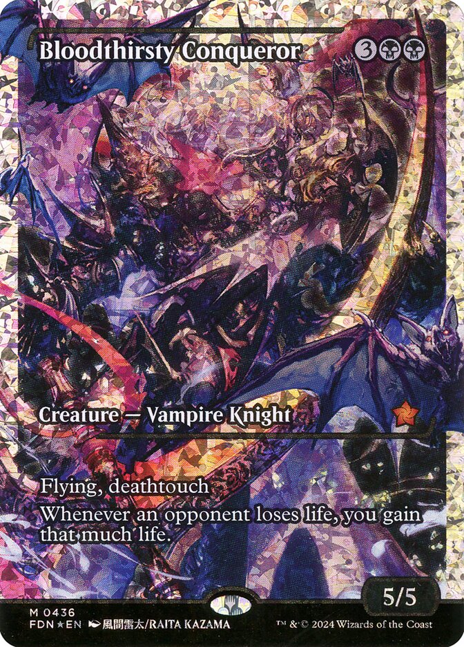 Bloodthirsty Conqueror (Showcase) (Fracture Foil)