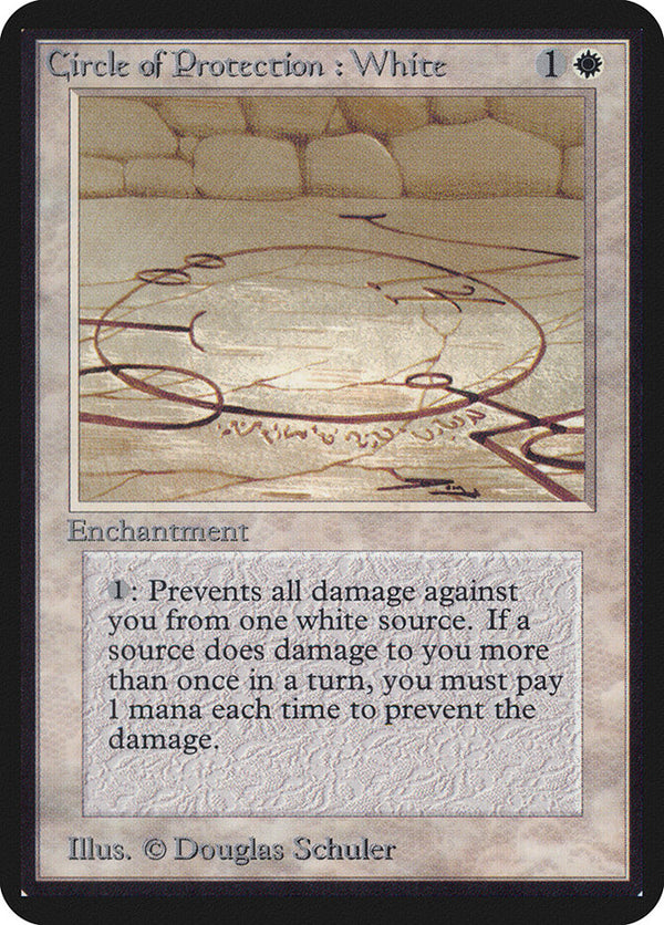 Circle of Protection: White - Magic: The Gathering