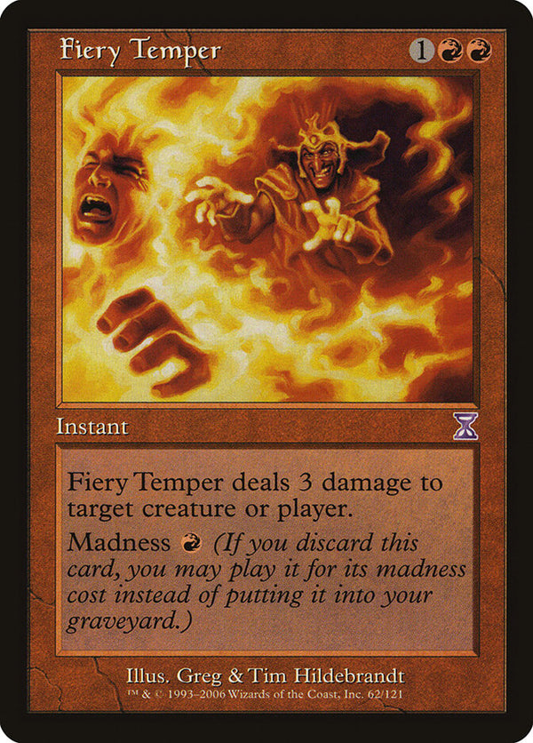 Fiery Temper - Magic: The Gathering