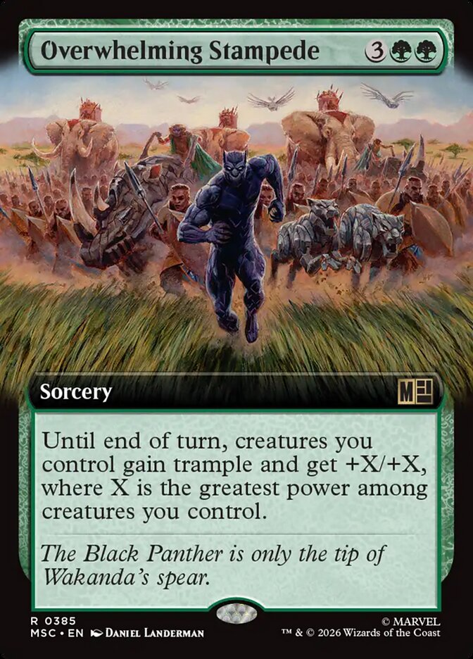 Overwhelming Stampede (Extended Art)