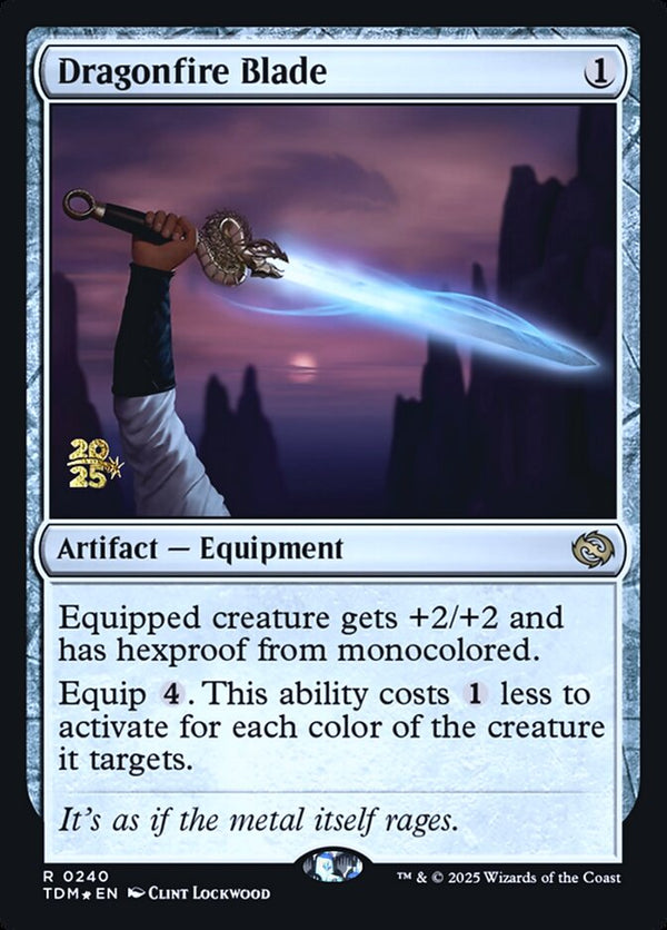 Dragonfire Blade - Magic: The Gathering