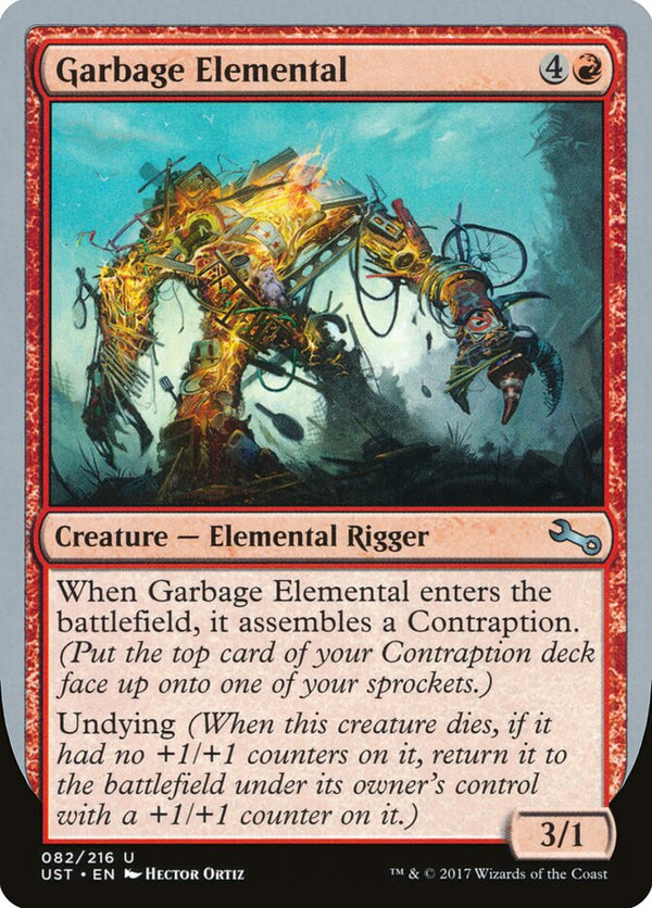 Garbage Elemental (B) - Magic: The Gathering