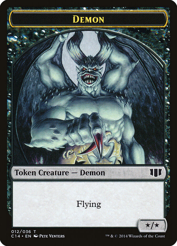 Demon (012) // Zombie (016) Double-Sided Token - Magic: The Gathering