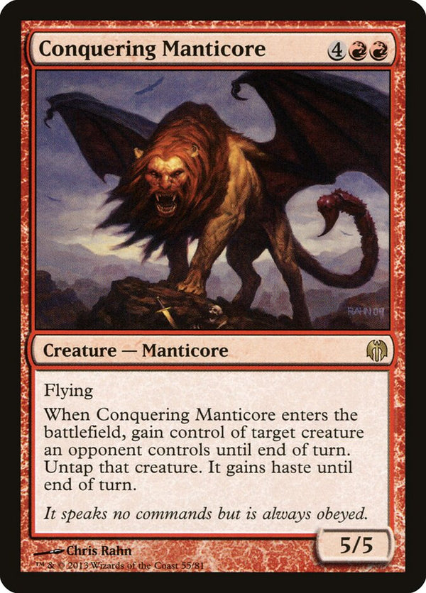 Conquering Manticore - Magic: The Gathering