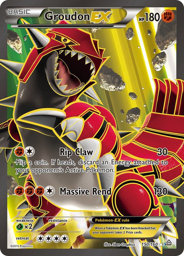 Groudon EX (150 Full Art) - Pokémon