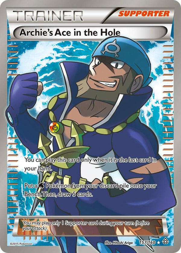 Archie's Ace in the Hole (157 Full Art) - Pokémon