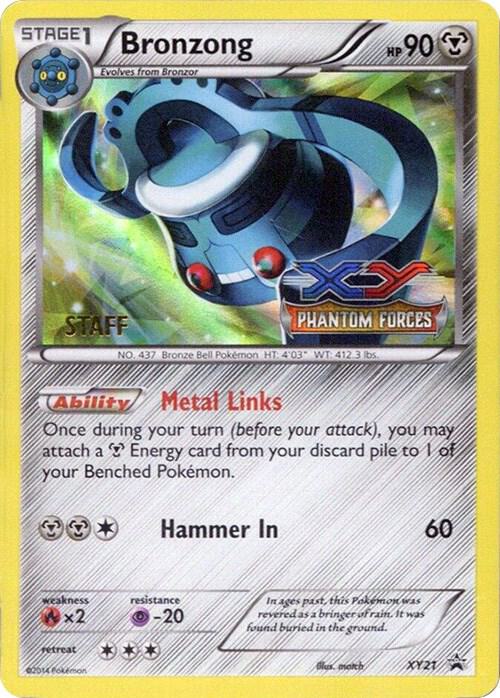 Bronzong - XY21 (Prerelease) [Staff] - Pokémon