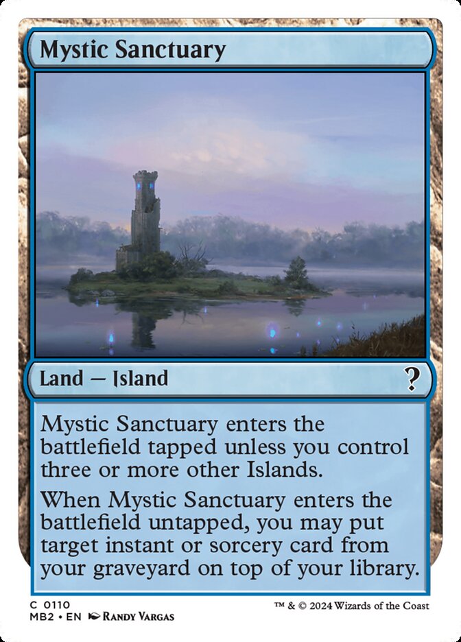 Mystic Sanctuary (White Border)