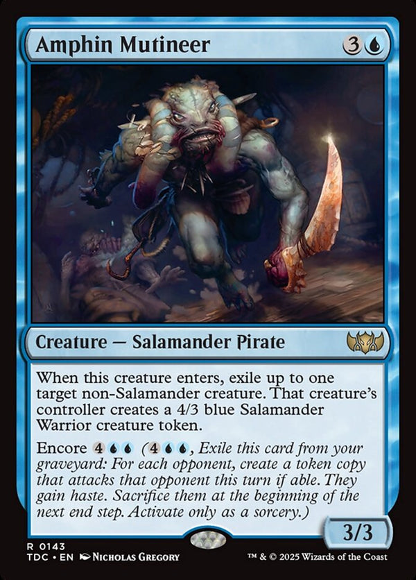 Amphin Mutineer - Magic: The Gathering